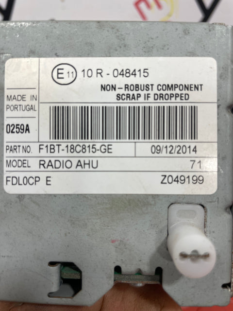 Ford Transit Custom RADIO AND CD PLAYER UNIT (FITS OTHER FORDS ASWELL) 2013-2018 P/N F1BT18C815GE