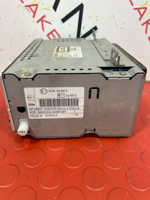 Ford Transit Custom RADIO AND CD PLAYER UNIT (FITS OTHER FORDS ASWELL) 2013-2018 P/N BM5T18C815PD