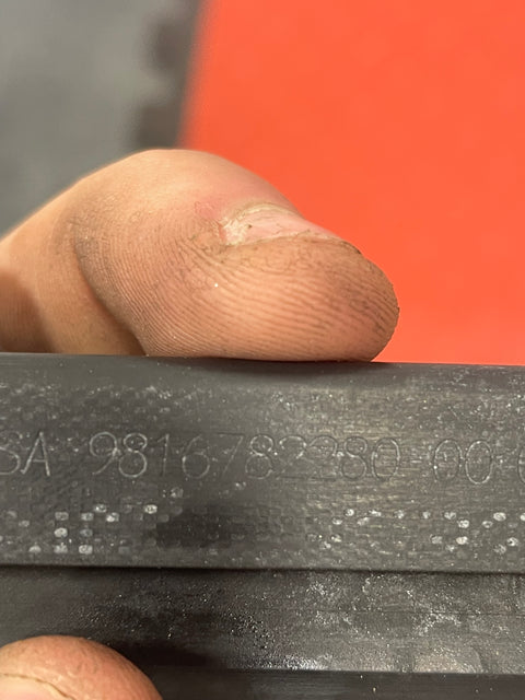 Citroen Berlingo/Peugeot Partner FRONT AIR INTAKE GRILL RUBBER SEAL 2008 >on P/N 9816782280