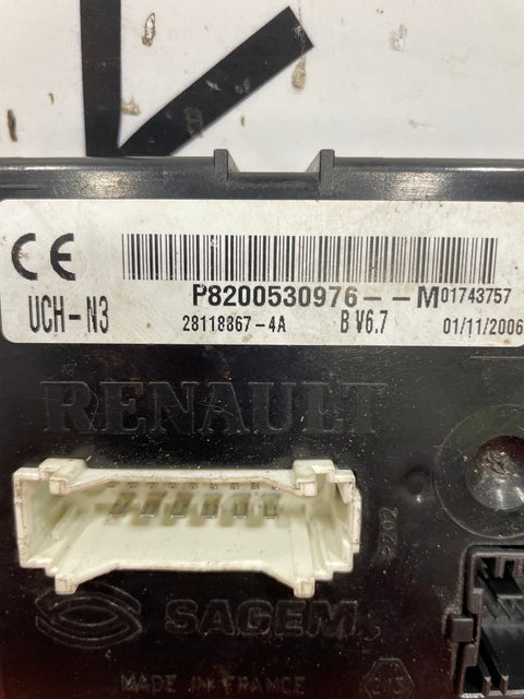 Renault Trafic 1 Vauxhall Vivaro Nissan Primastar (BCM) BODY CONTROL MODULE 2007-2014 P/N P8200530976