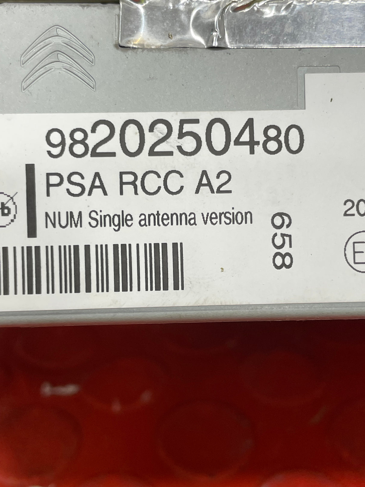 Citroen Dispatch Peugeot Expert Toyota Proace Vauxhall Vivaro(19) NAVIGATION SAT NAV AUDIO DAB RADIO HEAD UNIT 2017-2024 P/N 9820250480