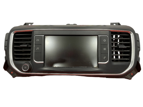 Peugeot Expert DIGITAL DISPLAY SCREEN UNIT RADIO 2016-2023 P/N 9813041280-01