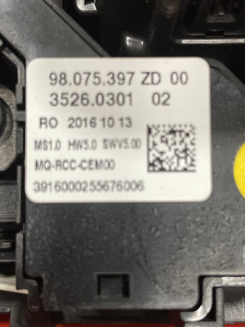 Peugeot Expert DIGITAL DISPLAY SCREEN UNIT RADIO 2016-2023 P/N 9813041280-01