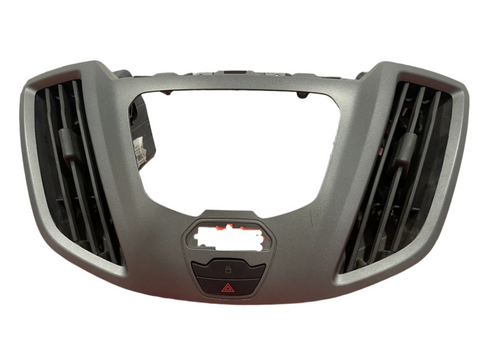 Ford Transit MK8 RADIO SURROUND FACIA WITH VENTS AND HAZARD LIGHT SWITCH 2013-2018 P/N BK31V047A04
