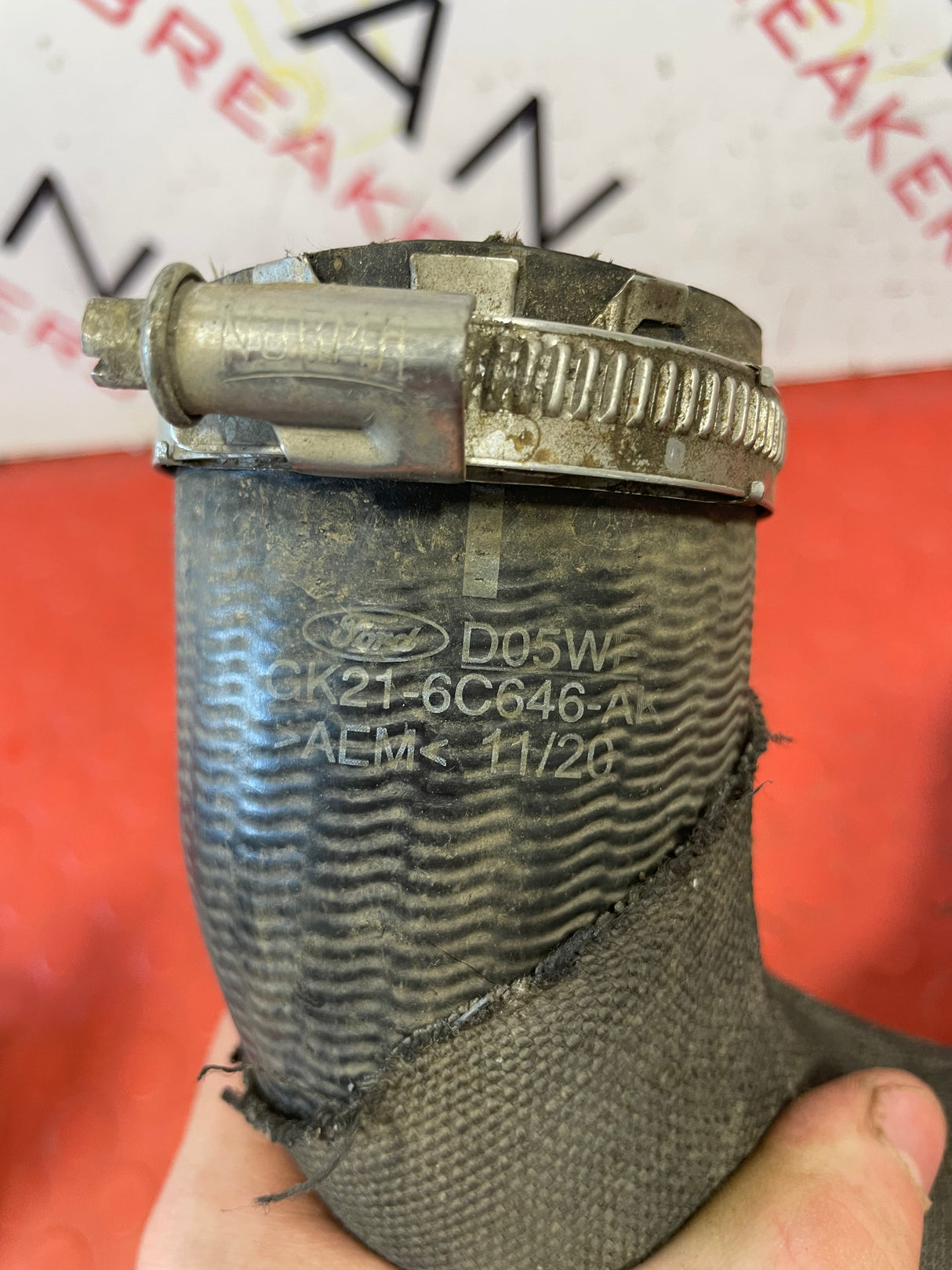 Ford Transit Custom INTERCOOLER HOSE MK8 2.0 FWD Driver's Side 2016-2023 P/N GK216C646AK