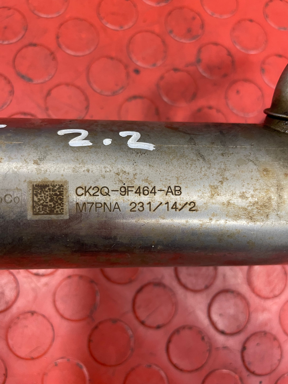 Ford Transit Custom EGR VALVE COOLER 2.2 2016 P/N CK2Q9F464AB