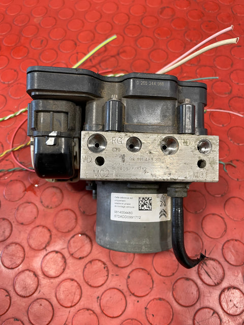 Citroen Berlingo/Peugeot Partner ABS PUMP 2016-2018 P/N 9811148380