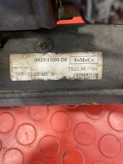 Ford Transit Custom STARTER MOTOR w/ CABLE 2.2 2013-2016 P/N BK3T11000DB
