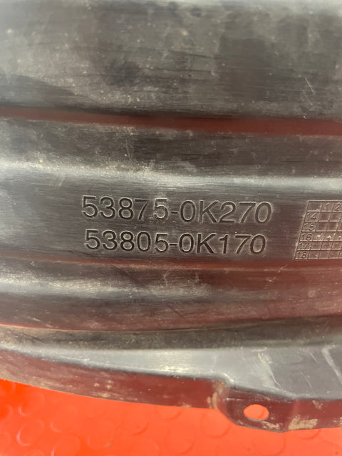 Toyota Hilux D/S FRONT WHEEL ARCH LINER 2015-2020 P/N 538750K270