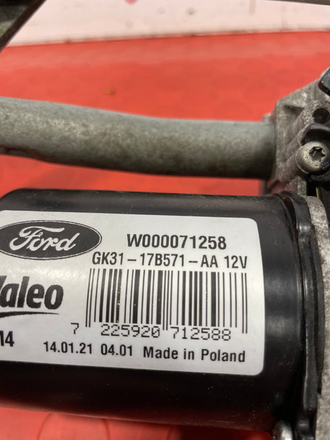 Ford Transit MK8 WIPER MOTOR AND LINKAGE (12 PIN) 2019-2023 P/N GK3117B571AA