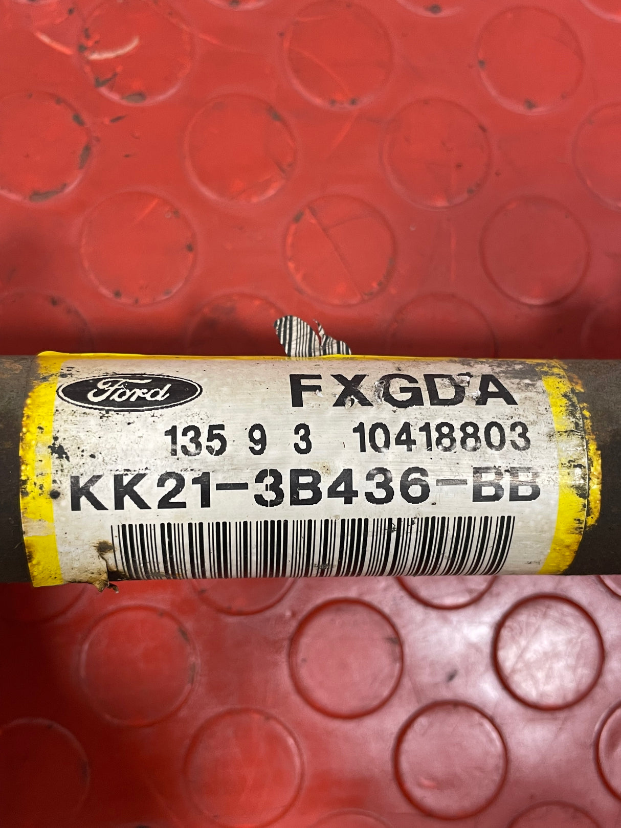 Ford Transit Custom RIGHT SIDE DRIVESHAFT 2019 P/N KK213B436BB