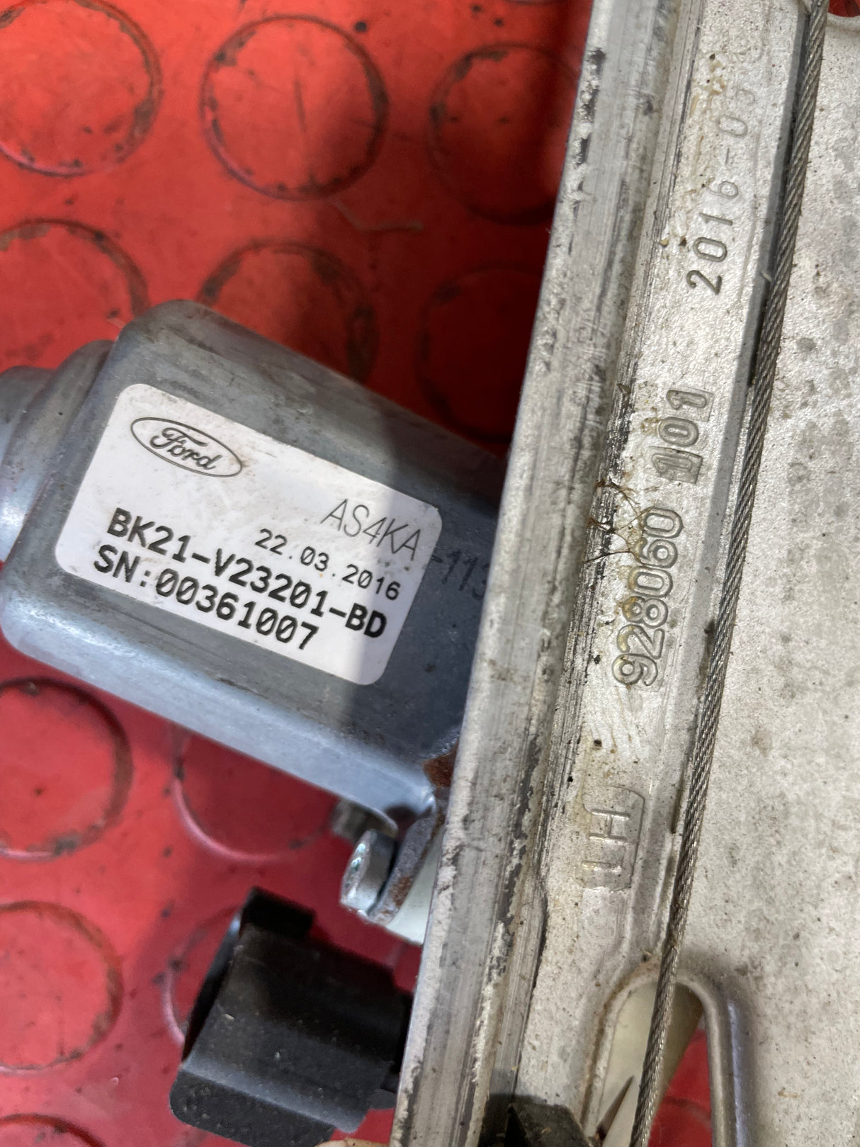 Ford Transit Custom WINDOW MECHANISM REGULATOR Passenger's Side (2 Pin) 2013-2023 P/N BK21V23201BD