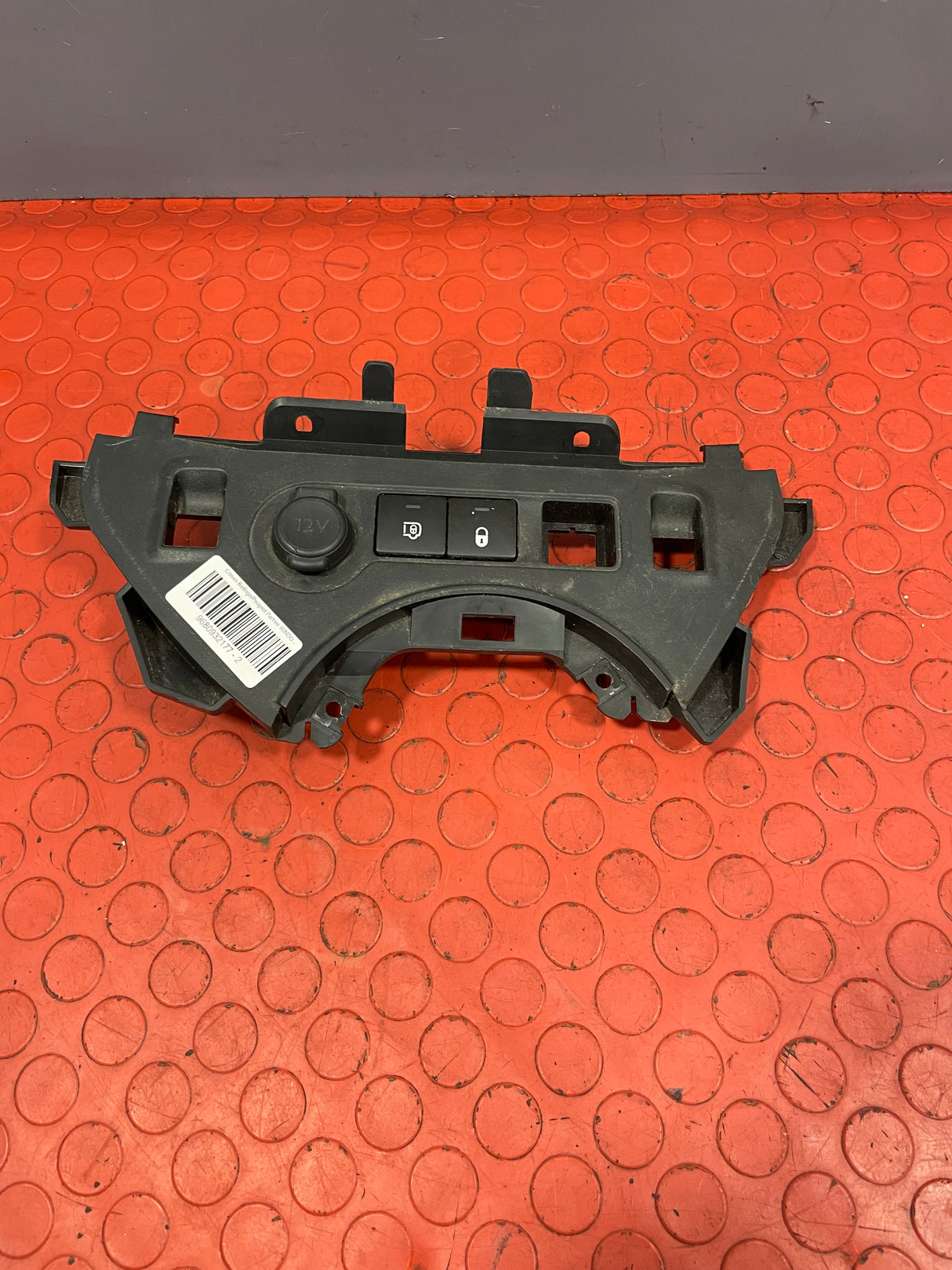 Citroen Berlingo/Peugeot Partner WINDOW SWITCH/LOCKING CONTROL PANEL (incomplete button) 2008-2018 P/N 9680932177 - 2