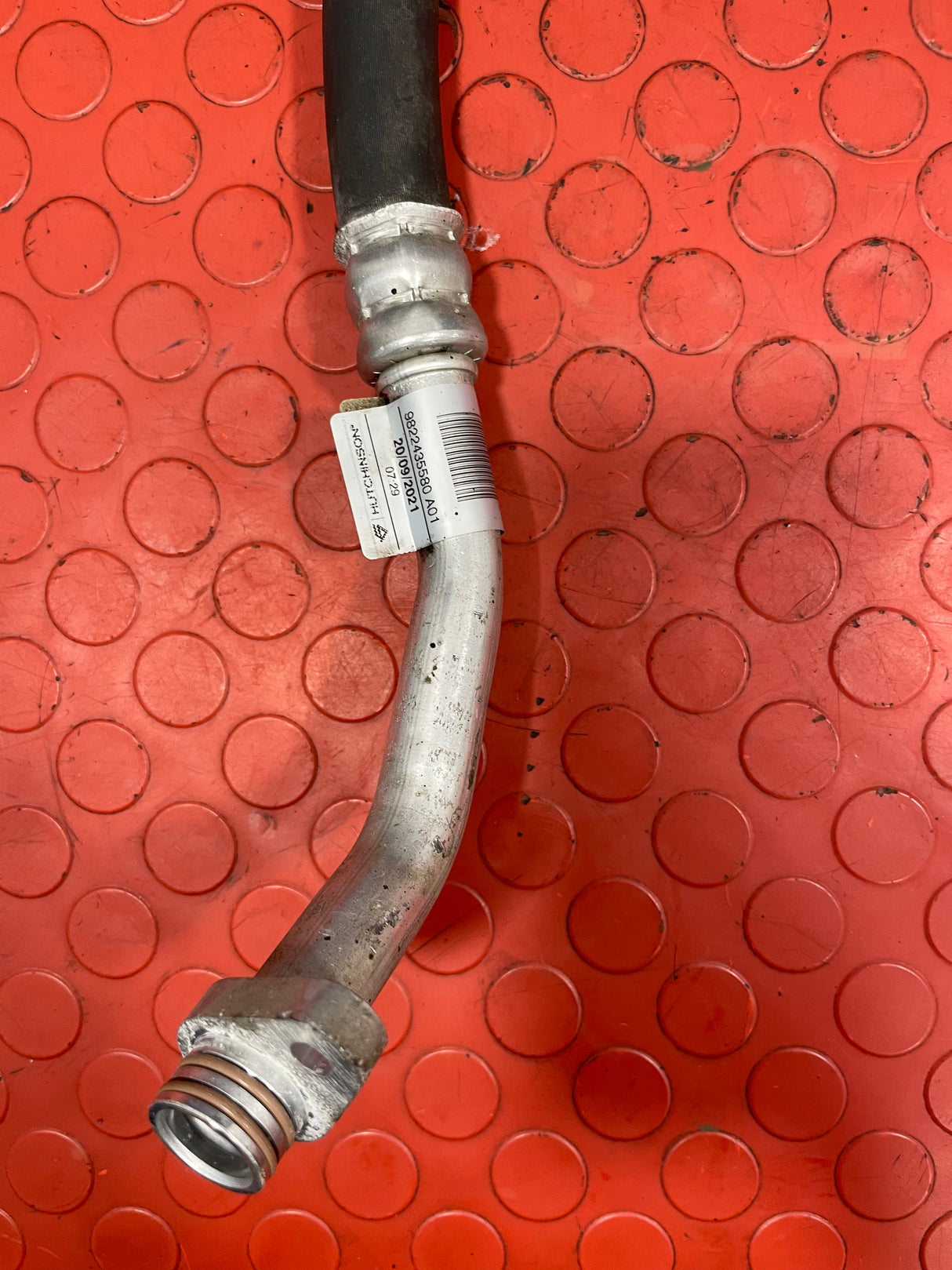 Citroen Berlingo/Peugeot Partner/ Vauxhall Combo/Toyota Proace City AIR CONDITIONING PIPE 1.5/1.6 2019-2024 P/N 9822435580 - 1