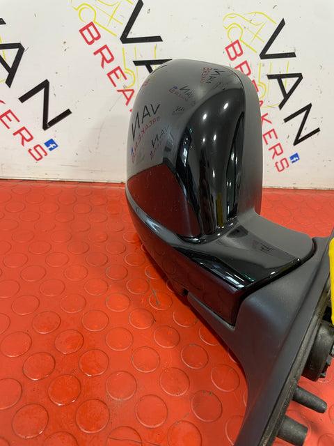 Peugeot Partner/Citroen Berlingo/Vauxhall Combo/Toyota Proace City WING MIRROR Driver Side RH (Gloss Black) 2019-2024 P/N 98526836XT
