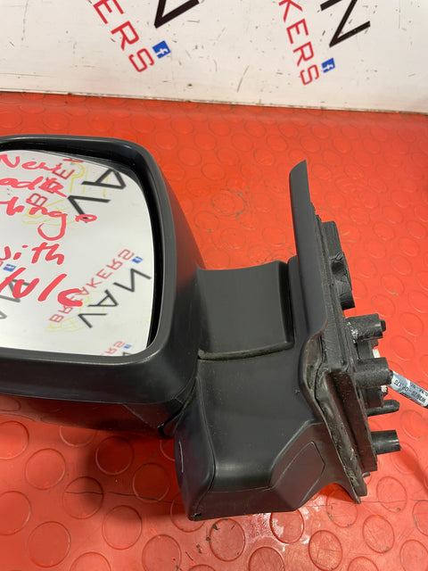 Peugeot Partner/Citroen Berlingo/Vauxhall Combo/Toyota Proace City WING MIRROR w/ RVC (Rear View Camera) Gloss Black Passenger Side LH 2019-2024 P/N 51967K01
