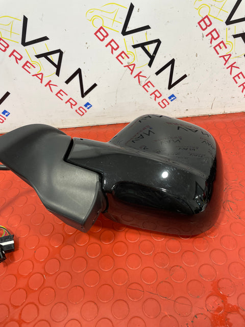 Peugeot Partner/Citroen Berlingo/Vauxhall Combo/Toyota Proace City WING MIRROR w/ RVC (Rear View Camera) Gloss Black Passenger Side LH 2019-2024 P/N 51967K01