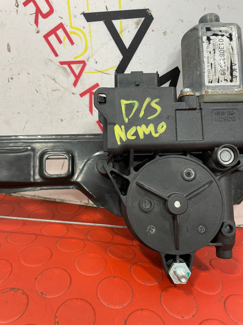 Citroen Nemo FRONT DRIVERS SIDE WINDOW REGULATOR P/N 0130822399