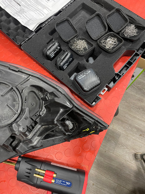 Ford Transit Custom Front Passenger Near Side LEFT HEADLIGHT 2019-2023 P/N JK2113W030AJ (damage/repaired)
