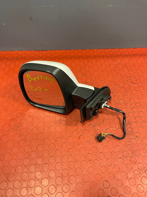 Peugeot Partner/Citroen Berlingo/Vauxhall Combo/Toyota Proace City WING MIRROR (Gloss White / 7 wires) Passenger's Side 2019-2024 P/N 98169900XT - 9 / 51967K01