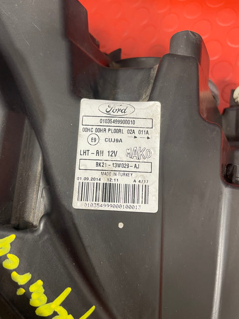 Ford Transit Custom HEADLIGHT DRIVER SIDE RH (REPAIRED) 2013-2018 P/N BK2113W029AJ