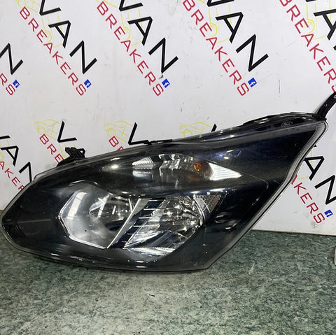 Ford Transit Custom HEADLIGHT LH PSSENGER SIDE (BLACK INTERIOR) 2013-2018 P/N BK2113W030AJ