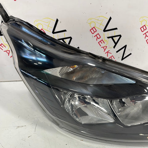 Ford Transit Custom DRIVER SIDE FRONT HEADLIGHT (BLACK INTERIOR) 2013/2018 P/N BK2113W029AJ