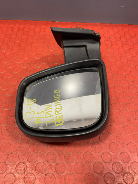 Citroen Berlingo/Peugeot Partner WING MIRROR Passengers Side 3 PIN 2013-2018 P/N 232636103