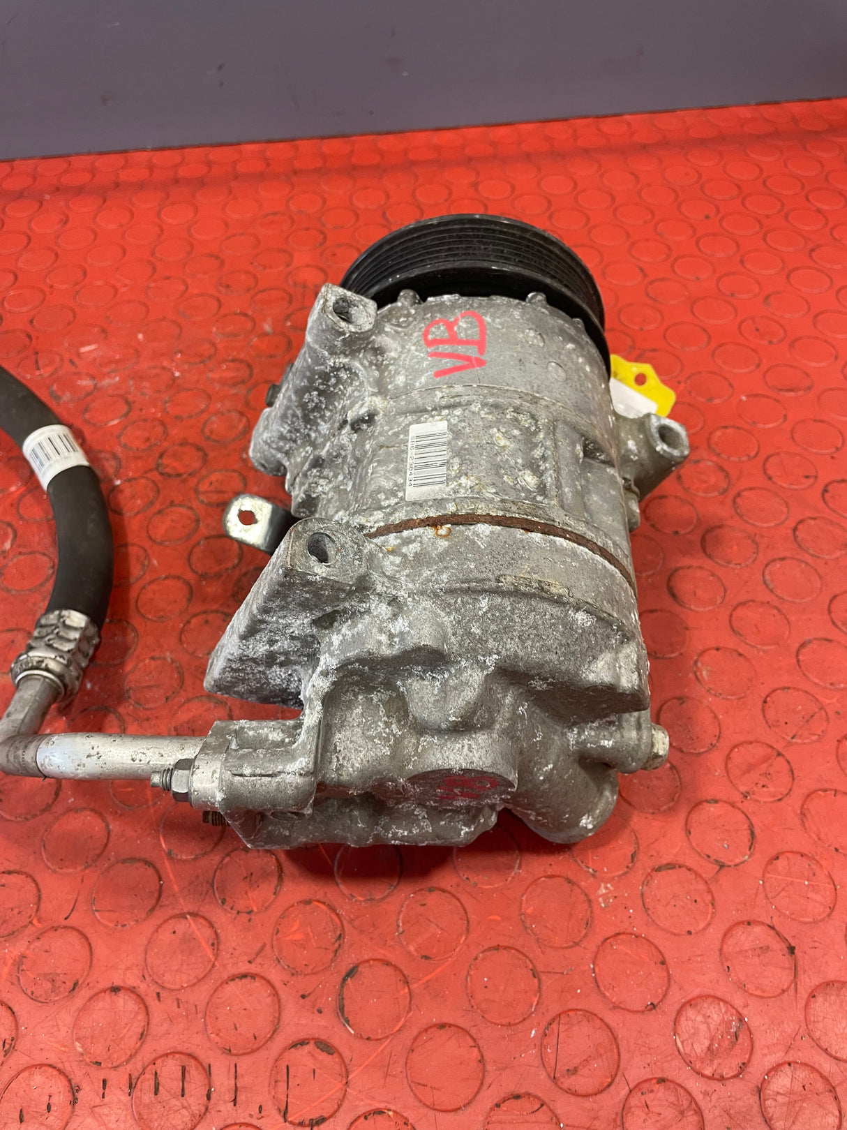 Citroen Berlingo/Peugeot Partner AIR CONDITIONING PUMP (2Pin) With Hoses 2008-2016 P/N 9802875780 - 7