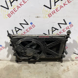 Ford Transit Mk7 FWD WATER COOLANT RADIATOR WITH FAN 2.2 2007-2011 P/N 7C118005AB