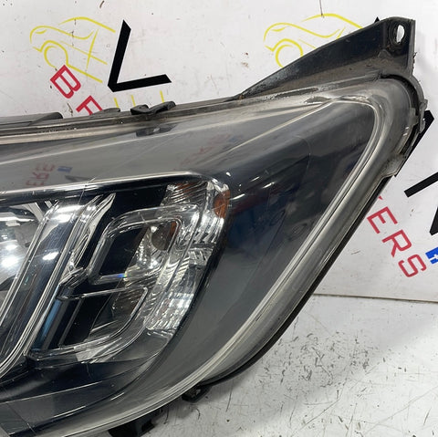 Citroen Relay/Peugeot Boxer/Fiat Ducato PASSENGER SIDE HEADLIGHT (BLACK INNER PLASTIC) 2014-onward P/N 1375103080