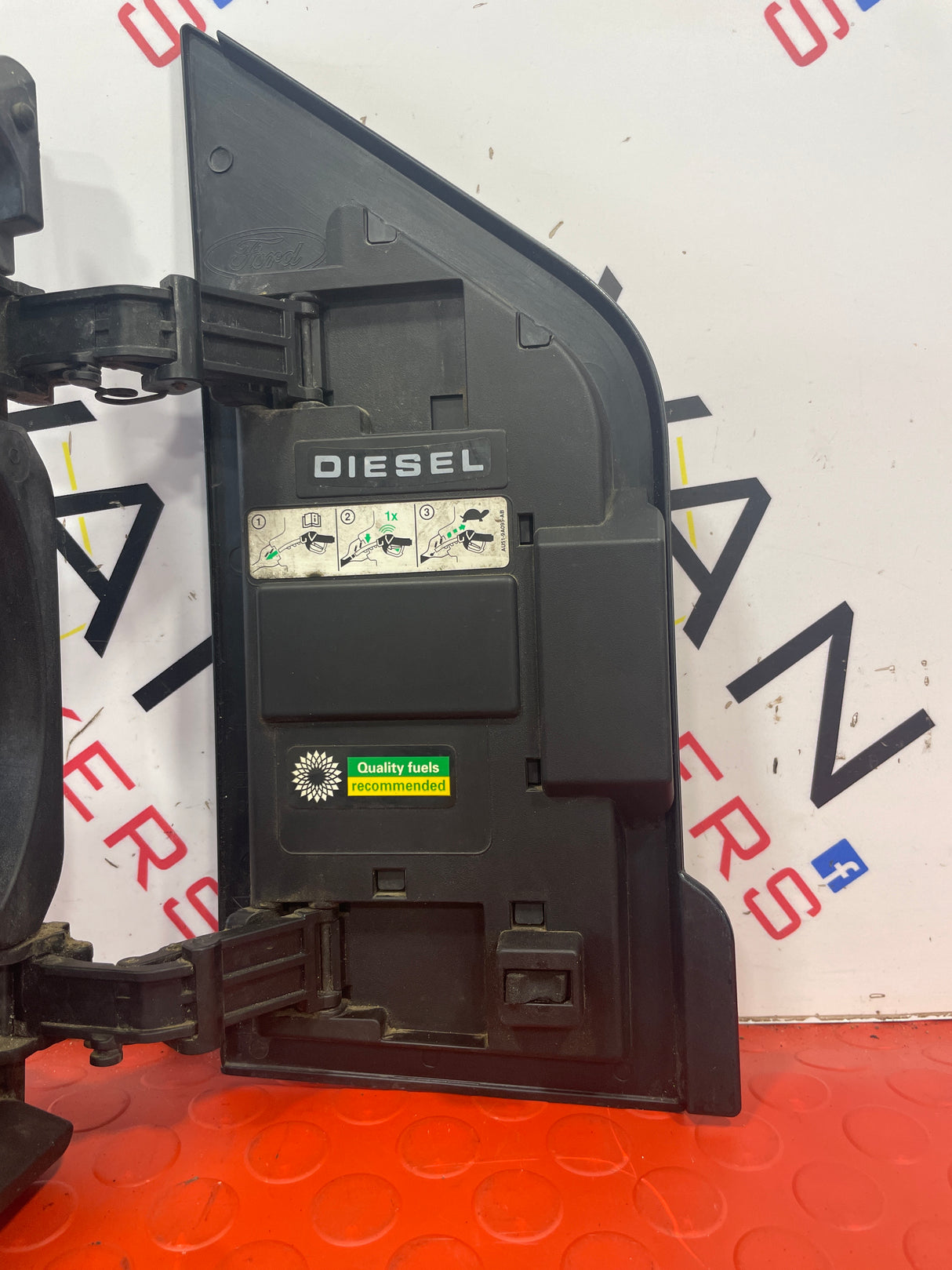 Ford Transit Custom  FUEL TANK FILLER FLAP (Black) 2014-2018 P/N BK21V27936AE