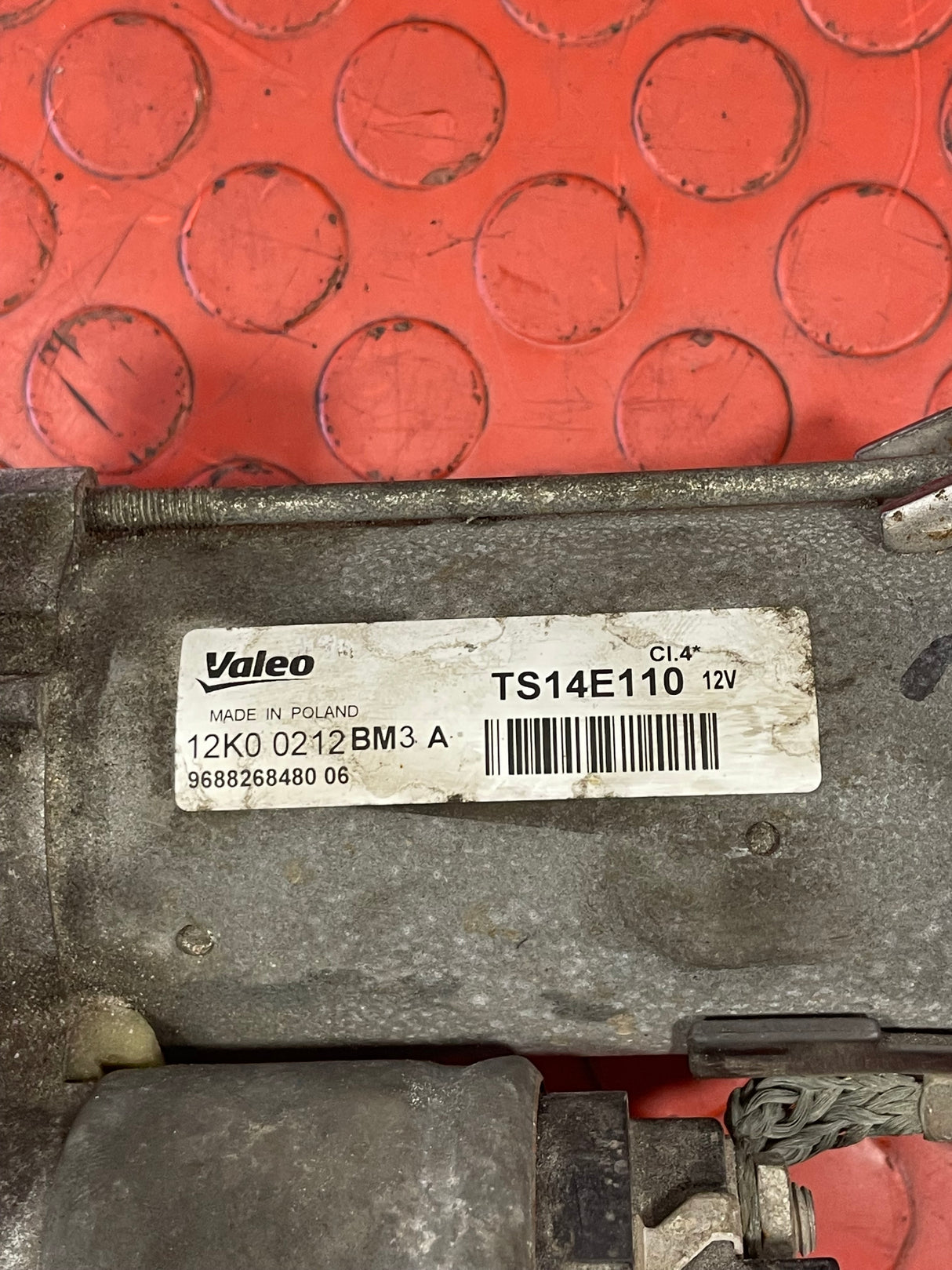 Citroen Berlingo/Peugeot Partner/Vauxhall Combo/Toyota Proace City STARTER MOTOR 1.6/1.5 12V 2016-2024  P/N 9688268480 - 8 / TS14E110