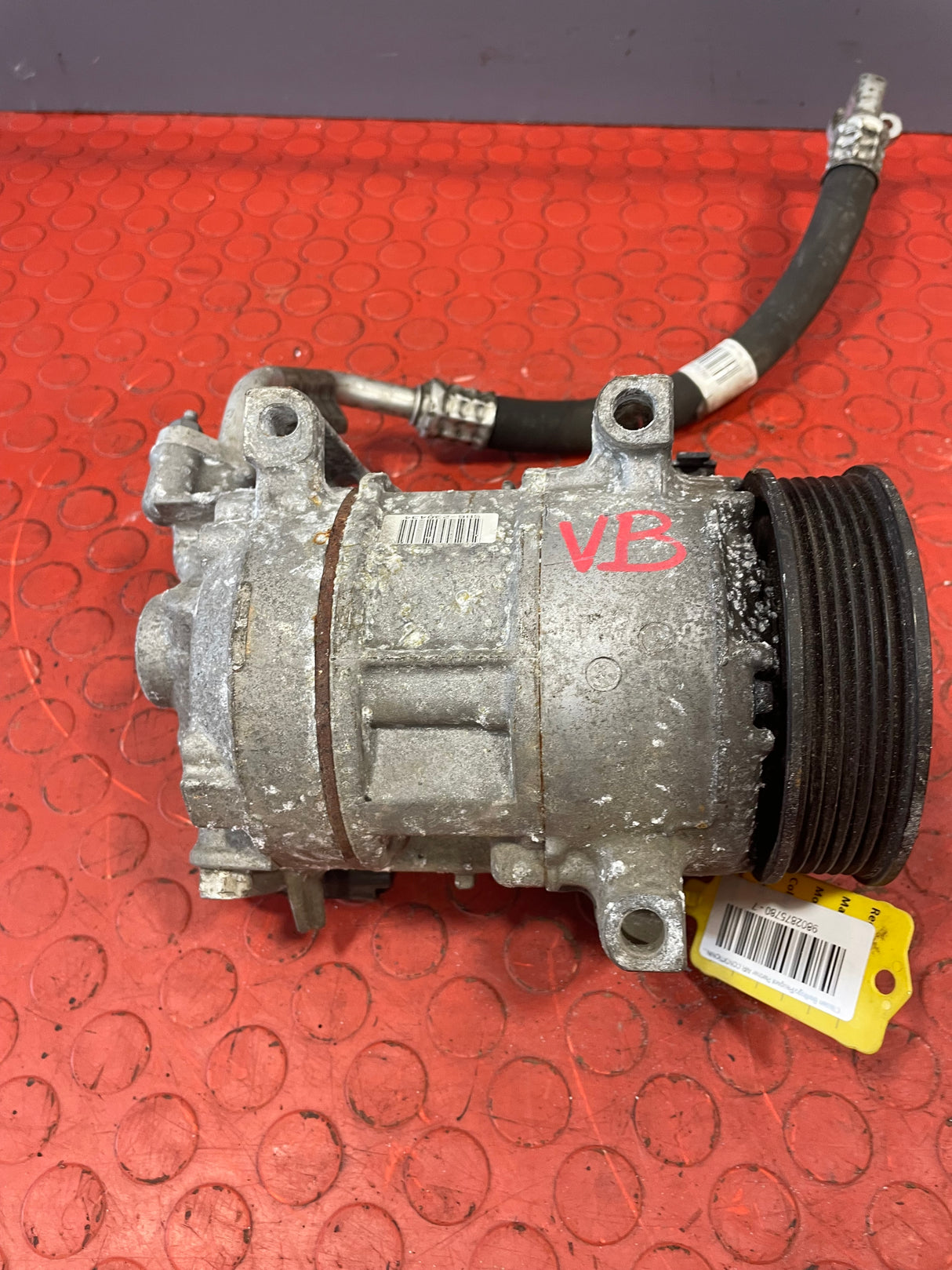 Citroen Berlingo/Peugeot Partner AIR CONDITIONING PUMP (2Pin) With Hoses 2008-2016 P/N 9802875780 - 7