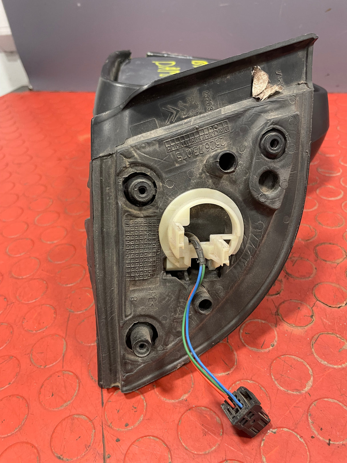 **DAMAGED** Citroen Berlingo/Peugeot Partner WING MIRROR Passengers Side 3 PIN 2013-2018 P/N 232636103 - 9