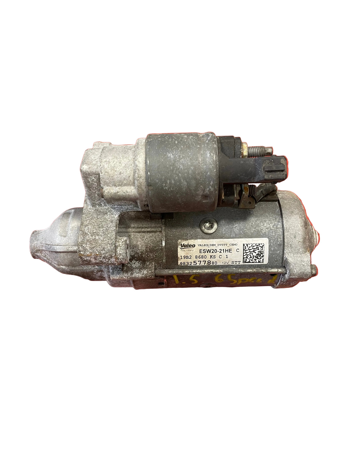 Citroen/Peugeot/Vauxhall/Toyota/Fiat STARTER MOTOR 6 Speed 1 PIN 1.5 2016-2025 P/N 9832577880 - 4