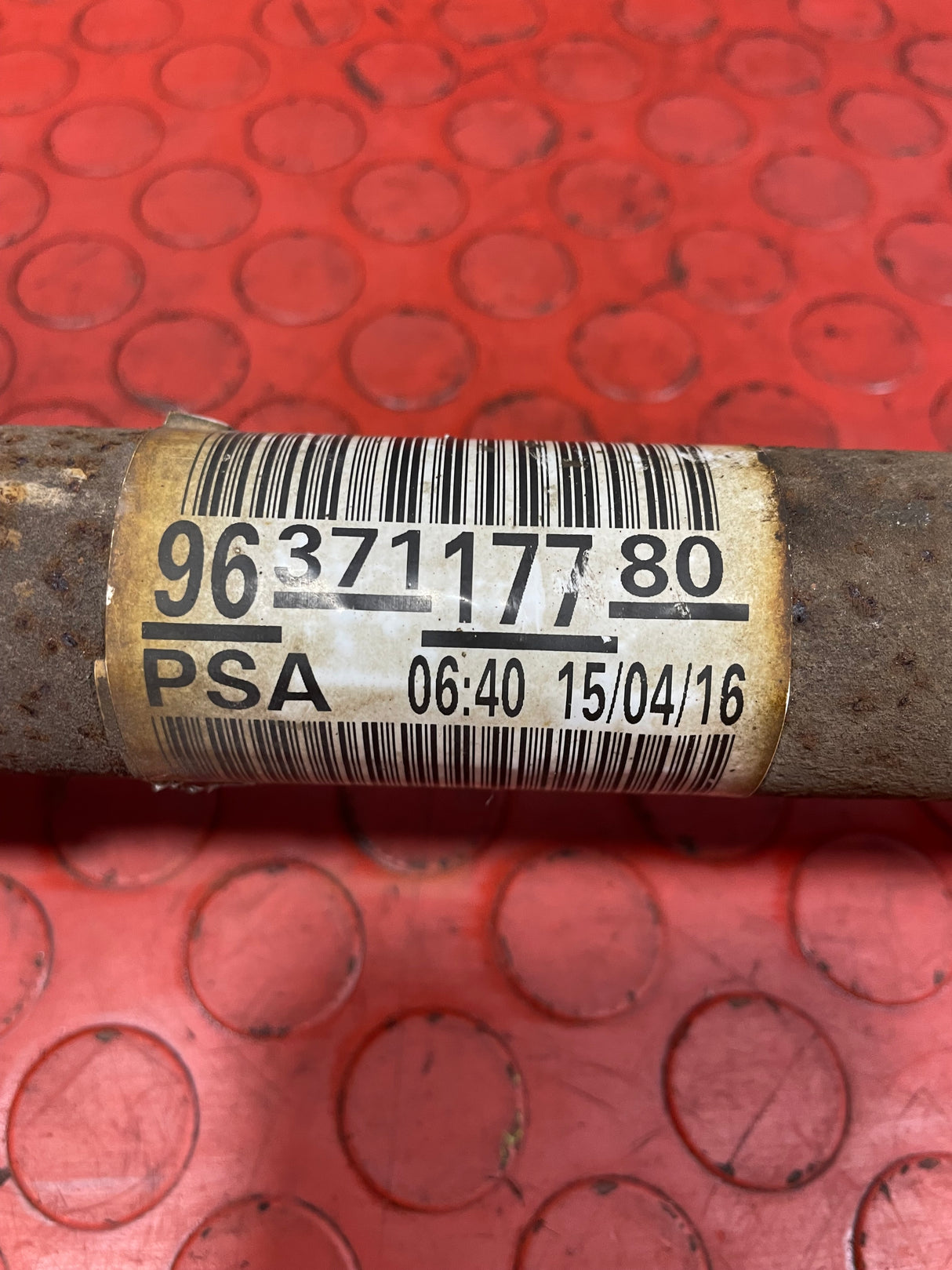 Citroen Berlingo Multispace DRIVESHAFT Passenger Side 2011-2016 P/N 9637117780