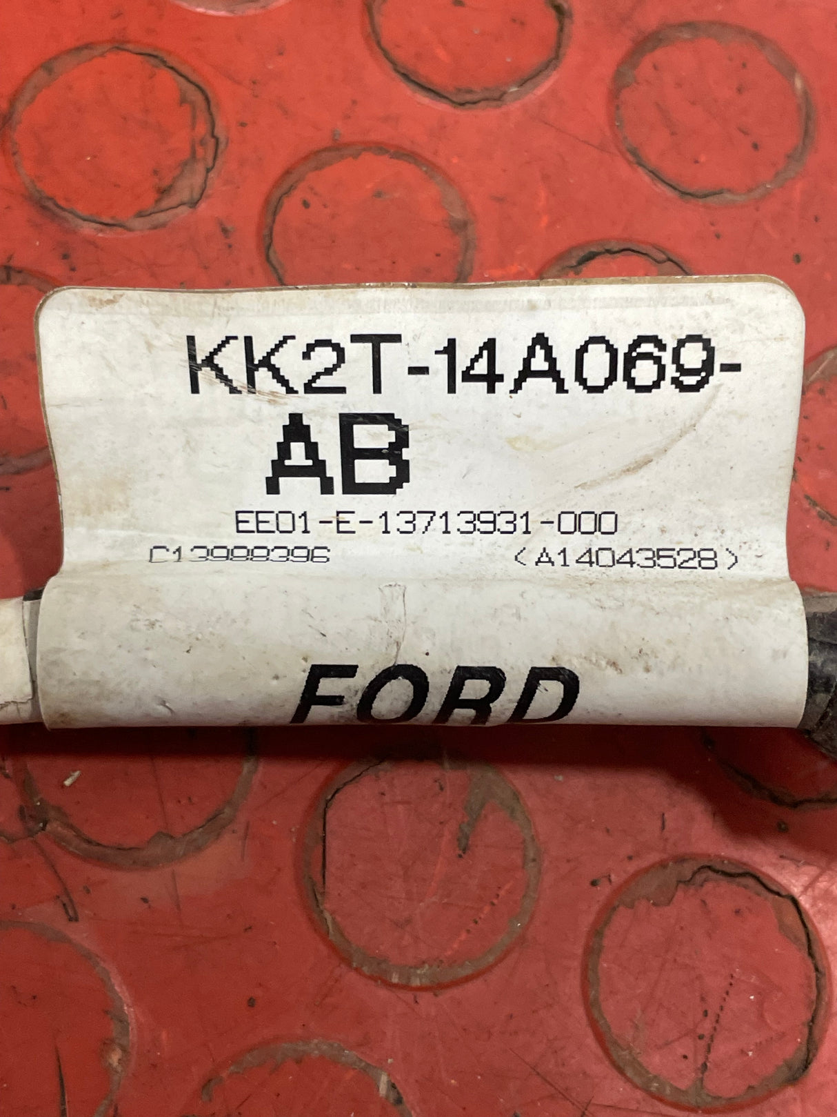 Ford Transit Custom FUEL TANK WIRING HARNESS 2.0 2016-2023 P/N KK2T14A069AB