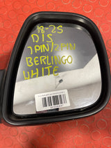 Citroen Berlingo/Peugeot Partner/Vauxhall Combo/Toyota Proace City WING MIRROR Drivers Side 7 PIN/2 PIN 1.5 2018-2025 P/N 98169899XT