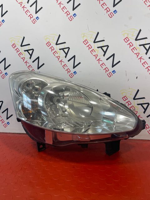 Peugeot Partner HEADLIGHT RIGHT O/S DRIVERS SIDE  2012-2015    P/N  9677202180