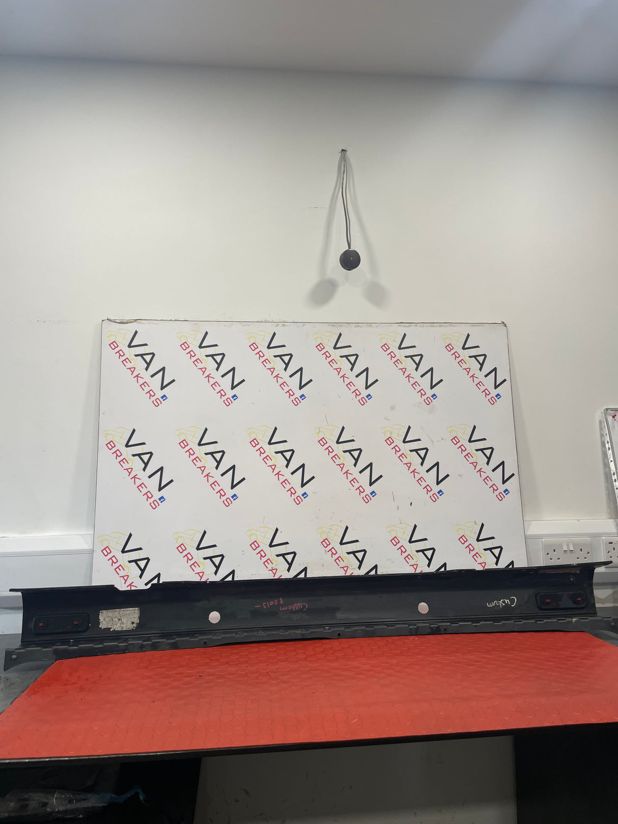 Ford Transit Custom REAR BUMPER  (PAINTED BLACK, SCRATCHED) 2013-2023   P/N JK2117E962