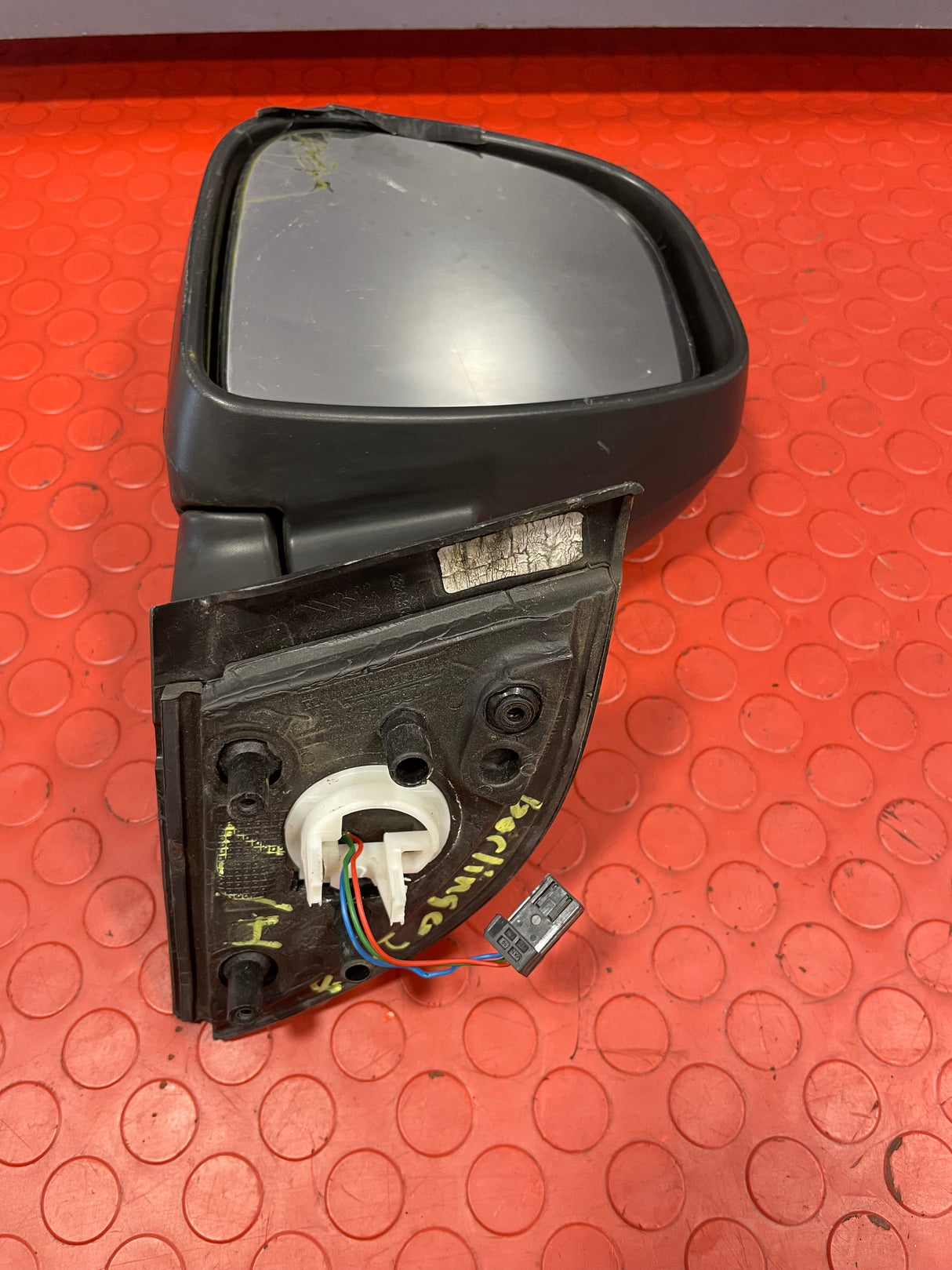 Citroen Berlingo/Peugeot Partner  ELECTRIC WING MIRROR PASSENGER SIDE LH 2013-2018 (w/ Damage) (black) P/N 232636103 - 5