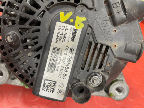 Citroen Berlingo/Peugeot Partner ALTERNATOR (1 PIN) 1.6 2008-2018 P/N 9678048880