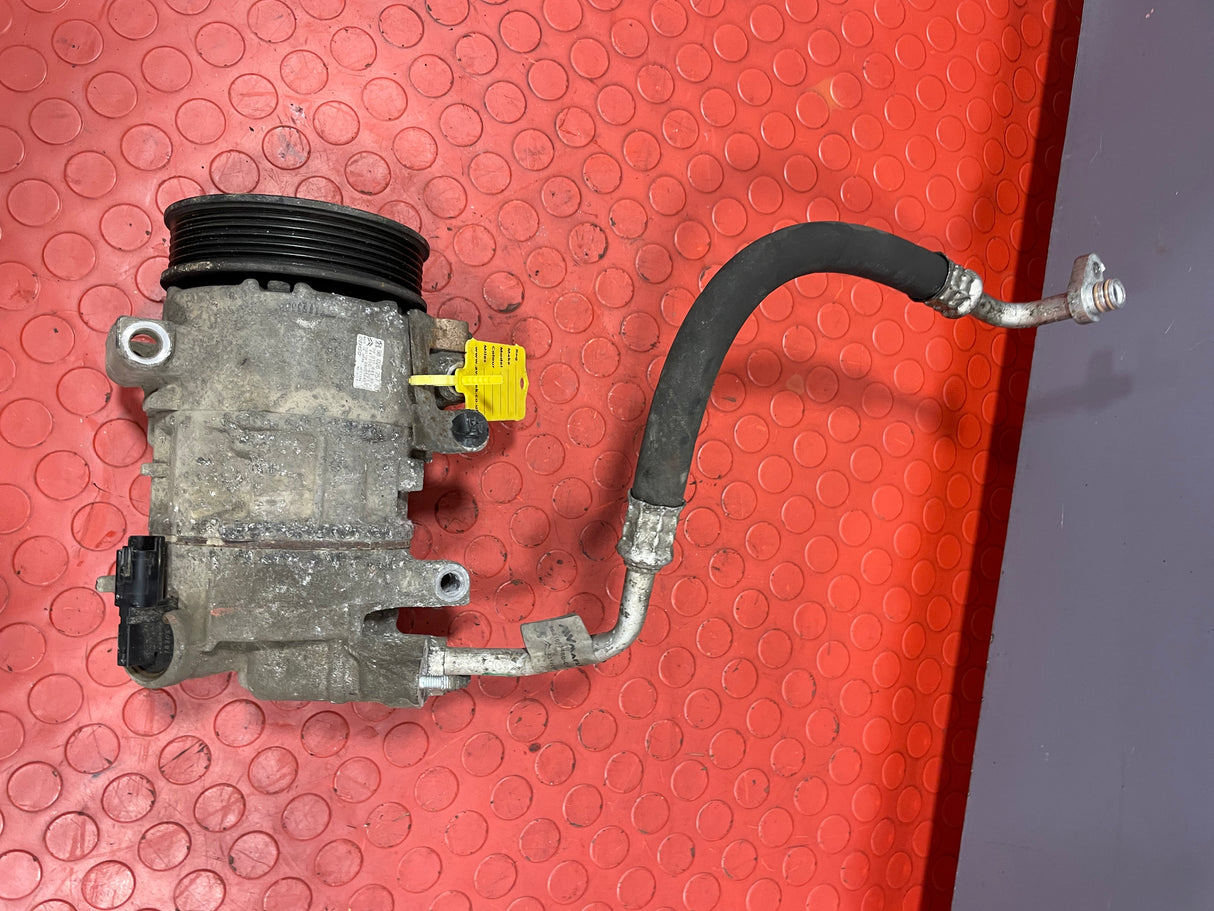 Citroen Berlingo/Peugeot Partner AIR CONDITIONING PUMP W/ HOSE (2Pins) 2008-2016 P/N 9802875780 - 1