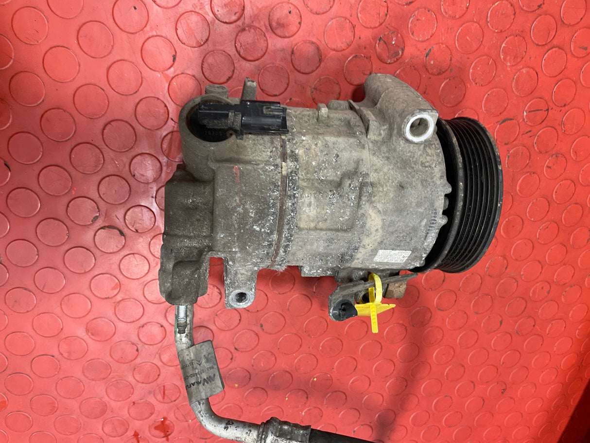 Citroen Berlingo/Peugeot Partner AIR CONDITIONING PUMP W/ HOSE (2Pins) 2008-2016 P/N 9802875780 - 1