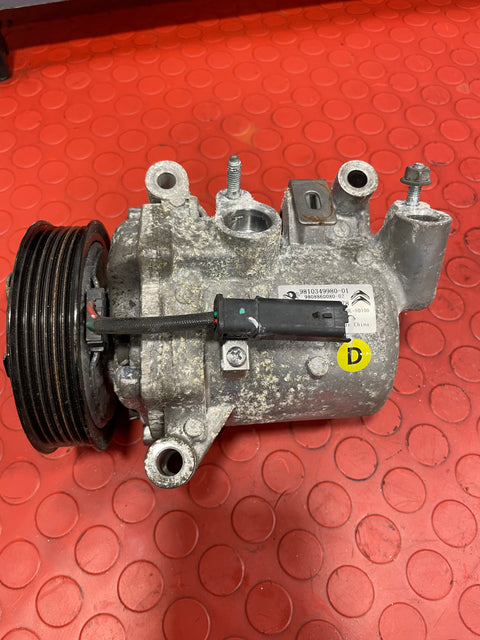 Citroen Berlingo/Peugeot Partner HDI AIR CONDITIONING PUMP 1.6 2019-2024 P/N 9810349980-01