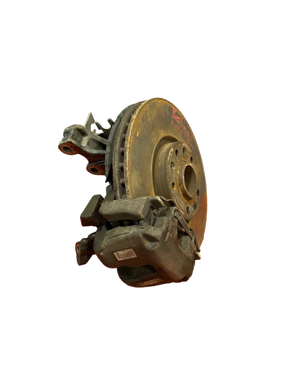 Citroen Berlingo/Peugeot Partner/Vauxhall Combo/Toyota Proace City FRONT WHEEL HUB & BRAKE SET W/ ABS SENSOR Driver's Side 2019-2024 R/N 9830798880 - 1 / 9810728280