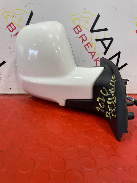 Citroen Berlingo/Peugeot Partner/Vauxhall Combo/Toyota Proace City DRIVERS SIDE ELECTRIC WING MIRROR (WHITE) 2019-2024 P/N 98169899XT