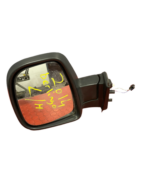 Citroen Berlingo/Peugeot Partner WING MIRROR PASSENGER SIDE (Black) 2013-2018 P/N 232636103 - 7