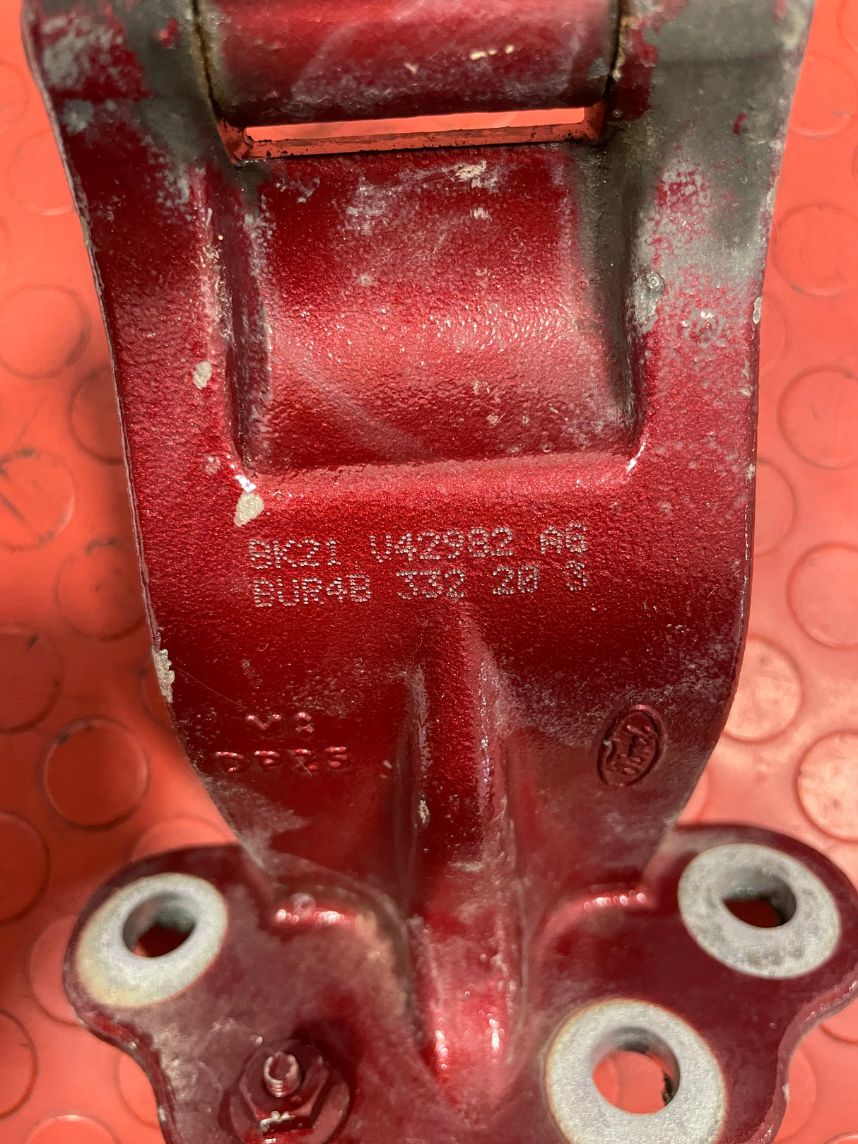 Ford Transit Custom TOP RIGHT REAR DOOR HINGE (Maroon) P/N 2016-2023 P/N BK21V42982AG